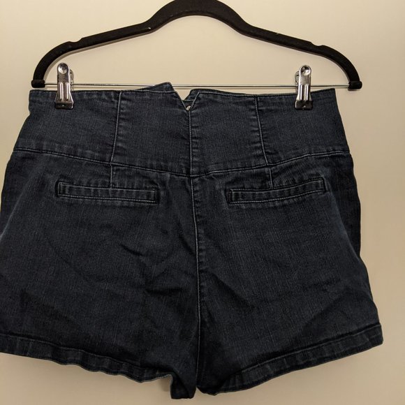 High Waisted Jean Shorts - Picture 2 of 2